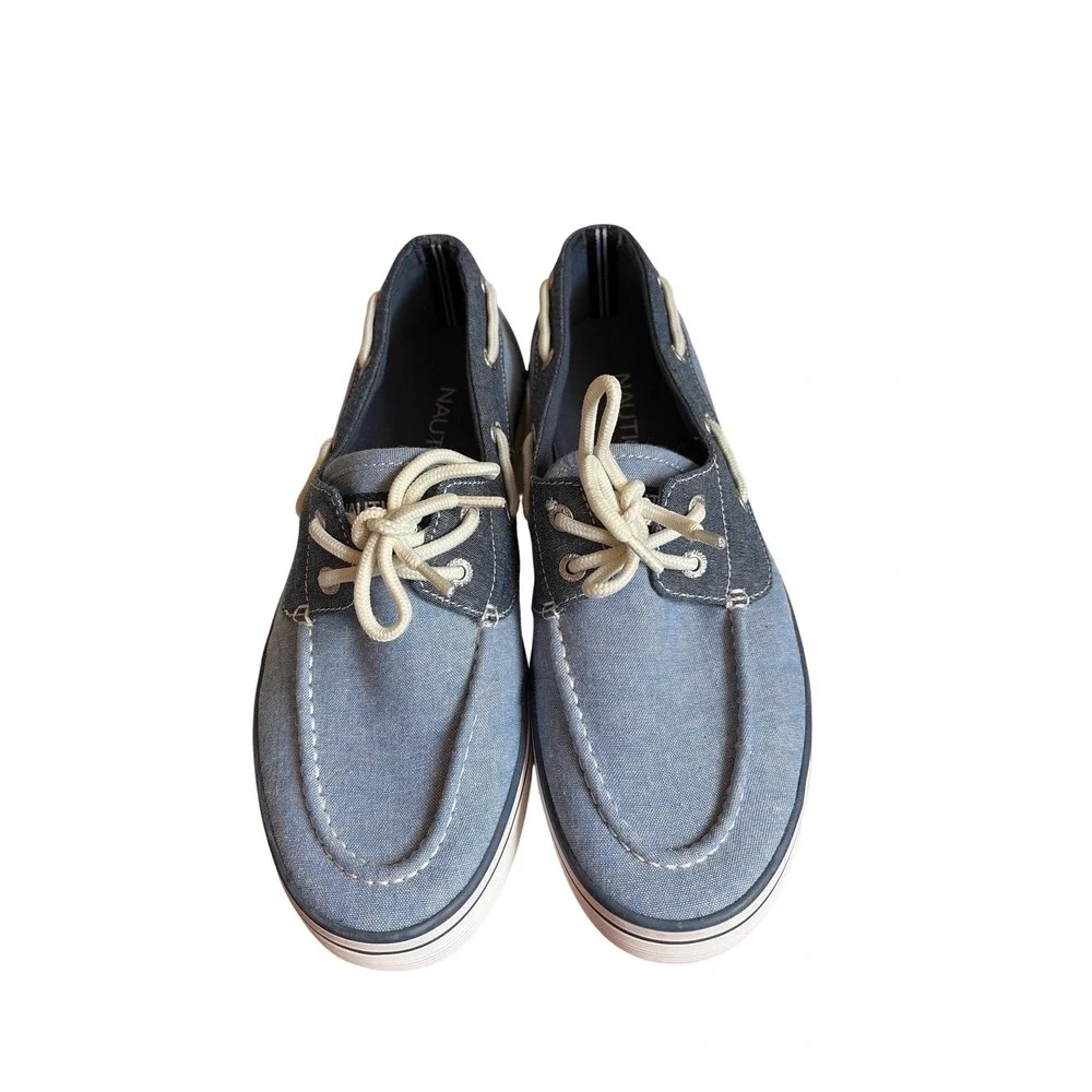 Nautica Galley Mens Blue Textile Boat Shoes DO NOT BUY / NOT AVAILABLE
